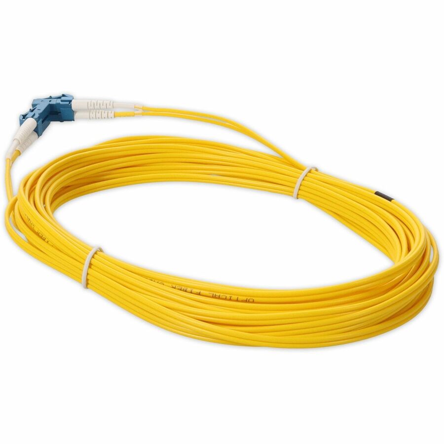 AddOn 1m LC (Male) to LC (Male) Yellow OS2 Duplex Fiber OFNR (Riser-Rated) Patch Cable