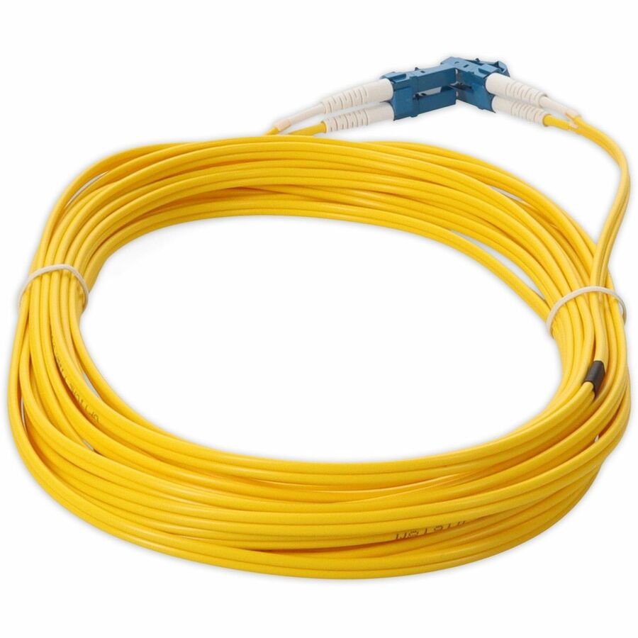 AddOn 1m LC (Male) to LC (Male) Yellow OS2 Duplex Fiber OFNR (Riser-Rated) Patch Cable