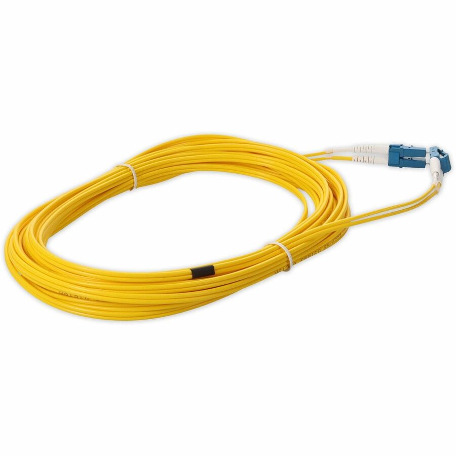 AddOn 1m LC (Male) to LC (Male) Yellow OS2 Duplex Fiber OFNR (Riser-Rated) Patch Cable