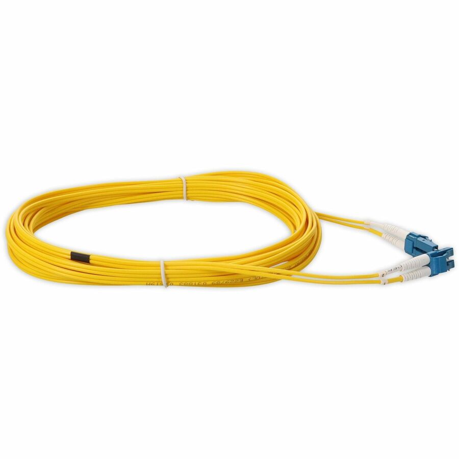 AddOn 1m LC (Male) to LC (Male) Yellow OS2 Duplex Fiber OFNR (Riser-Rated) Patch Cable