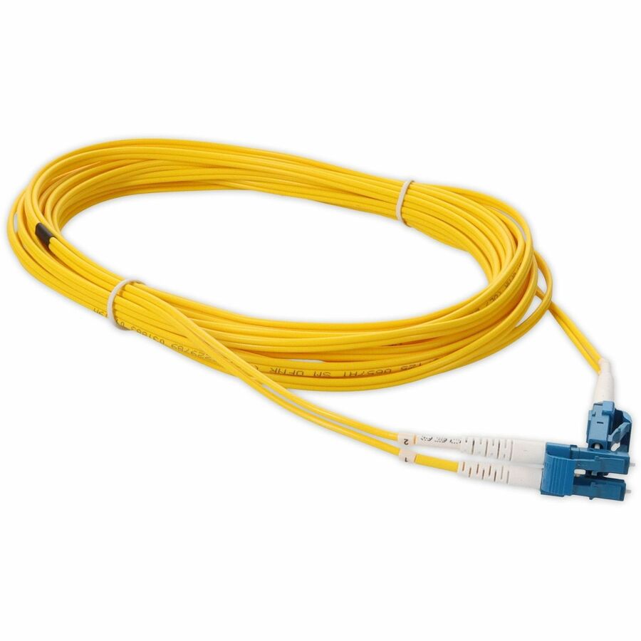 AddOn 1m LC (Male) to LC (Male) Yellow OS2 Duplex Fiber OFNR (Riser-Rated) Patch Cable