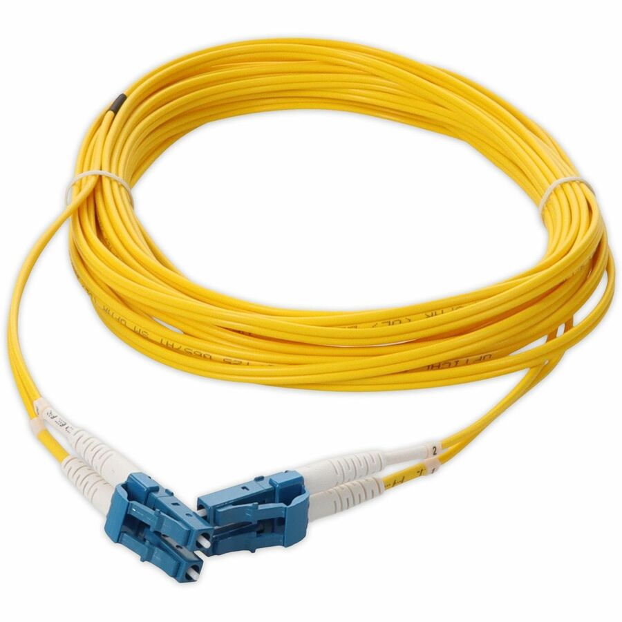 AddOn 1m LC (Male) to LC (Male) Yellow OS2 Duplex Fiber OFNR (Riser-Rated) Patch Cable