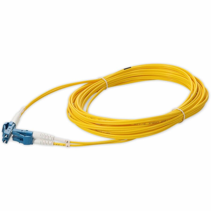 AddOn 10m LC (Male) to LC (Male) Yellow OS2 Duplex Fiber OFNR (Riser-Rated) Patch Cable