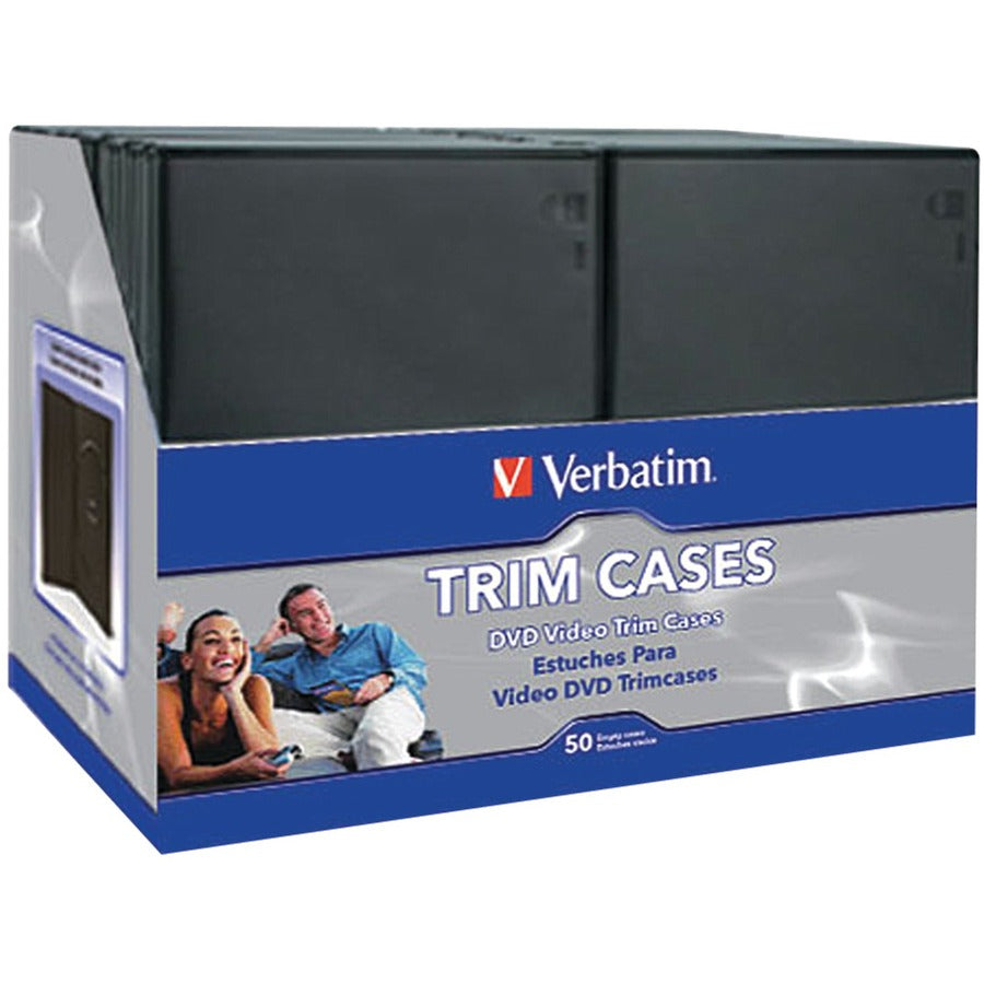 Verbatim CD/DVD Black Video Trimcases - 50pk