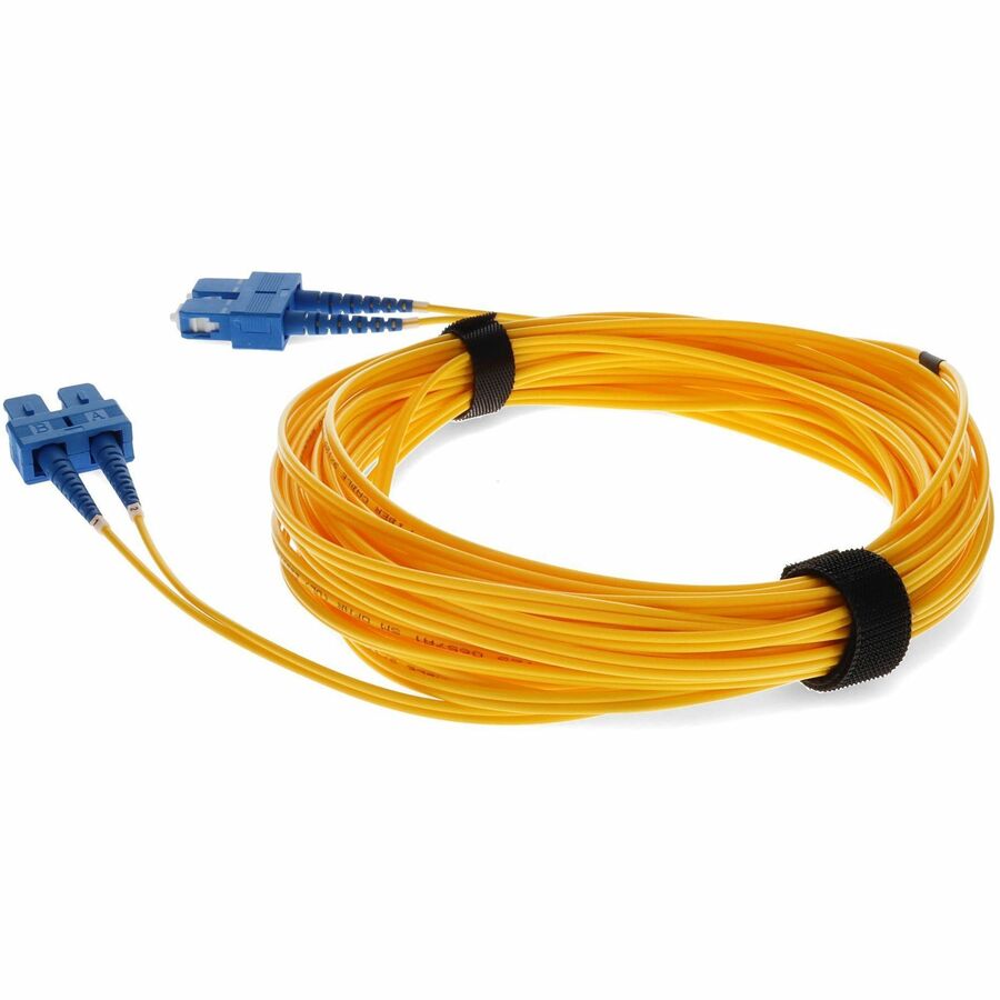 AddOn 1m SC (Male) to SC (Male) Yellow OS2 Duplex Fiber OFNR (Riser-Rated) Patch Cable