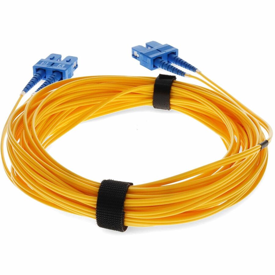 AddOn 1m SC (Male) to SC (Male) Yellow OS2 Duplex Fiber OFNR (Riser-Rated) Patch Cable