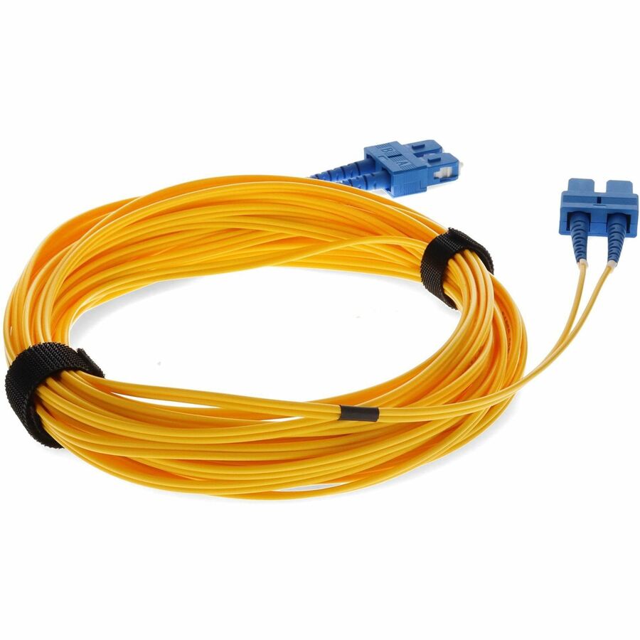 AddOn 1m SC (Male) to SC (Male) Yellow OS2 Duplex Fiber OFNR (Riser-Rated) Patch Cable