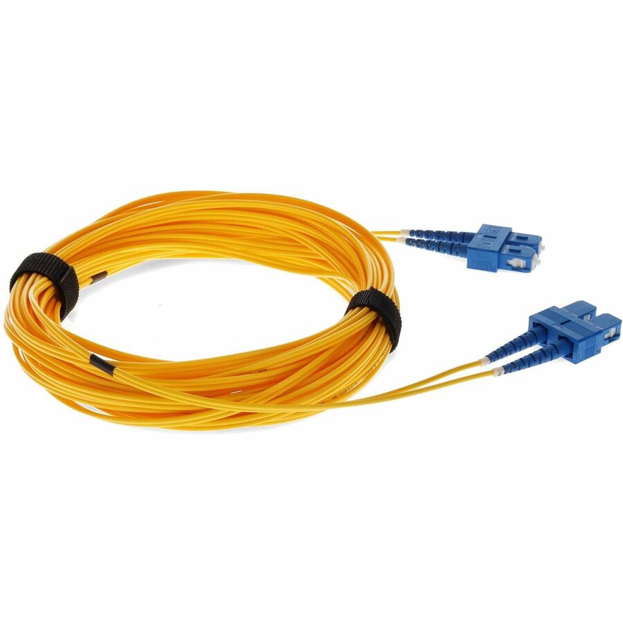 AddOn 1m SC (Male) to SC (Male) Yellow OS2 Duplex Fiber OFNR (Riser-Rated) Patch Cable