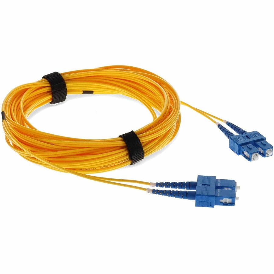 AddOn 1m SC (Male) to SC (Male) Yellow OS2 Duplex Fiber OFNR (Riser-Rated) Patch Cable