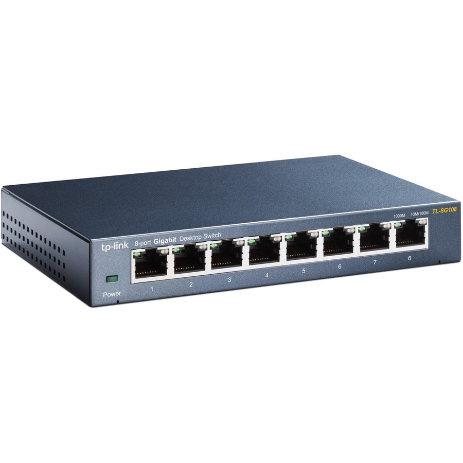 TP-LINK TL-SG108 - 8 Port Gigabit Unmanaged Ethernet Network Switch