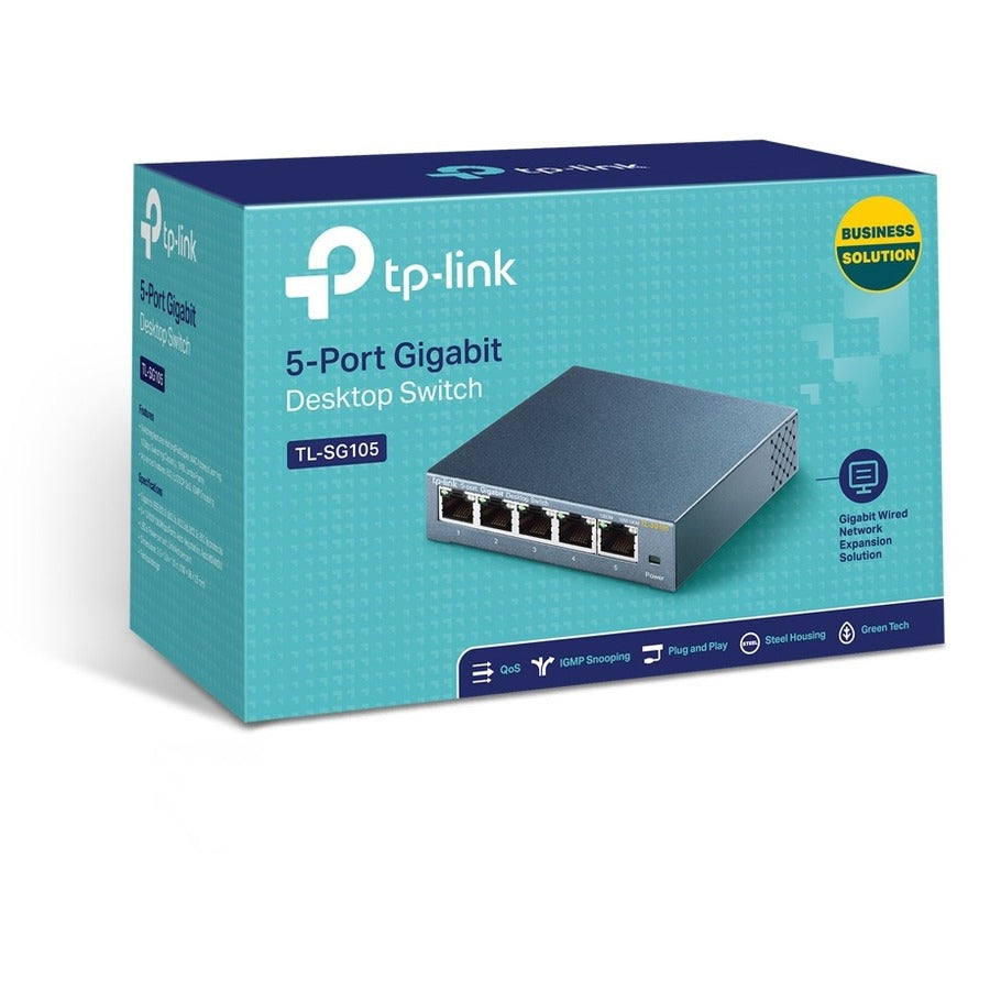 TP-LINK TL-SG105 - 5 Port Gigabit Unmanaged Ethernet Network Switch