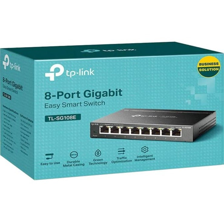 TP-LINK TL-SG108E - 8-Port Gigabit Easy Smart Switch