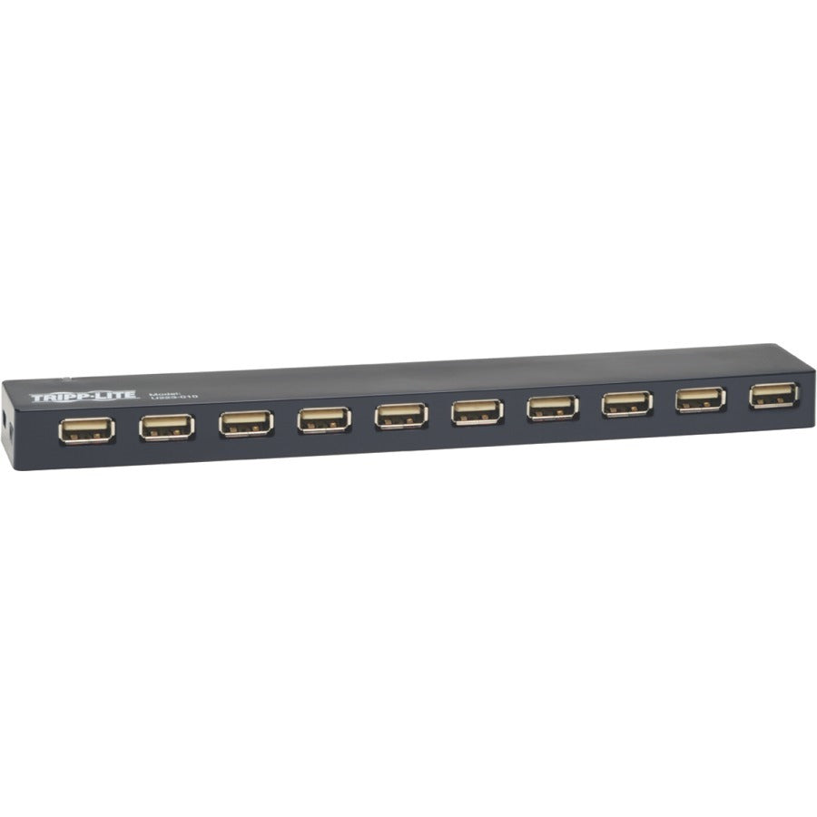 Tripp Lite by Eaton 10-Port USB 2.0 Hub, Black