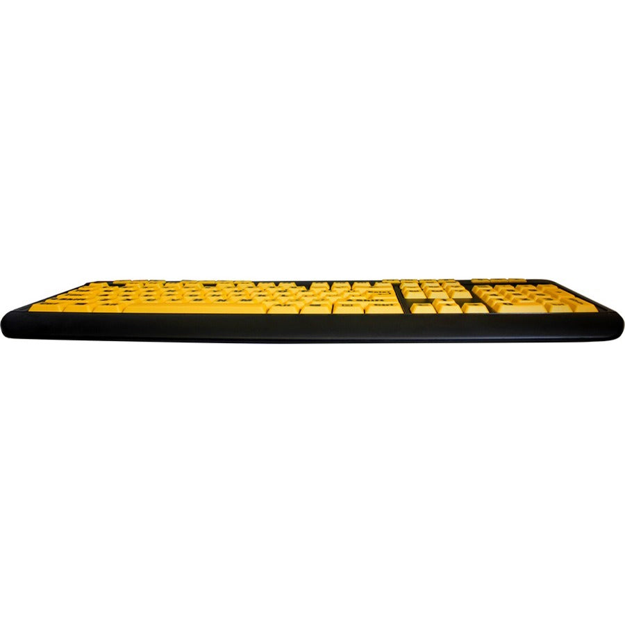 Adesso Luminous 4X Large Print Multimedia Desktop Keyboard