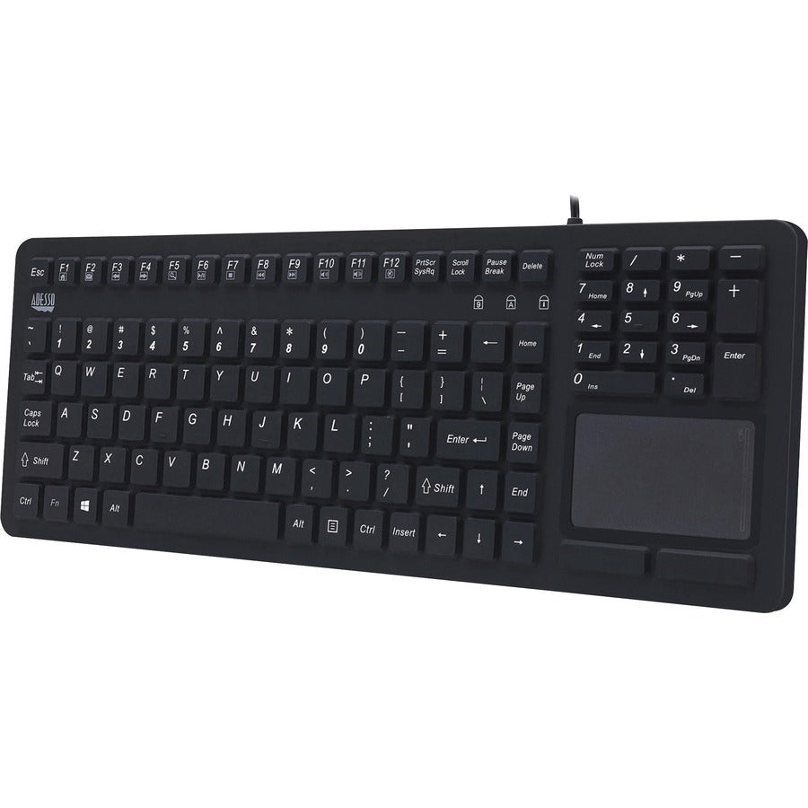 Adesso Antimicrobial Waterproof Touchpad Keyboard