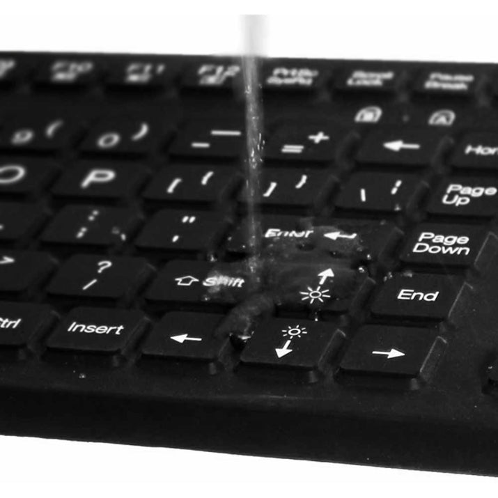 Adesso Antimicrobial Waterproof Touchpad Keyboard