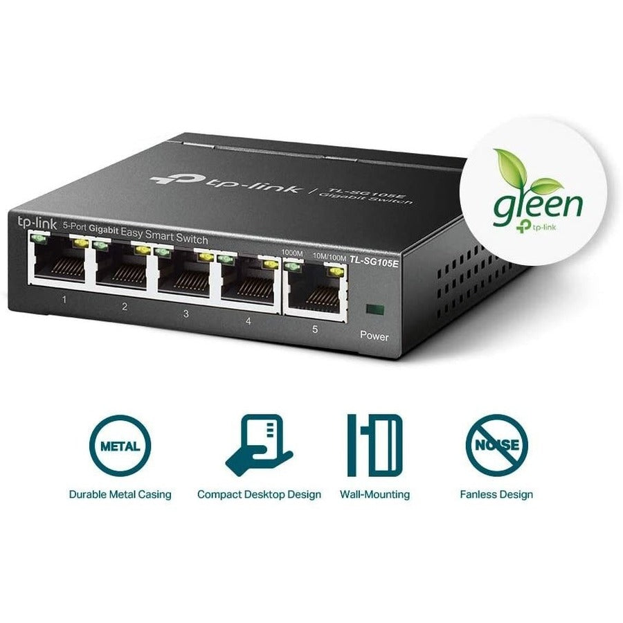 TP-LINK TL-SG105E - 5-Port Gigabit Easy Smart Switch