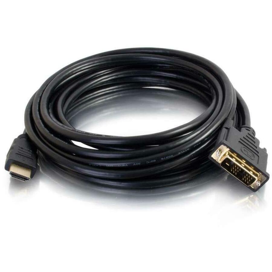 C2G 1m (3ft) HDMI to DVI Cable - HDMI to DVI-D Adapter Cable - 1080p - M/M