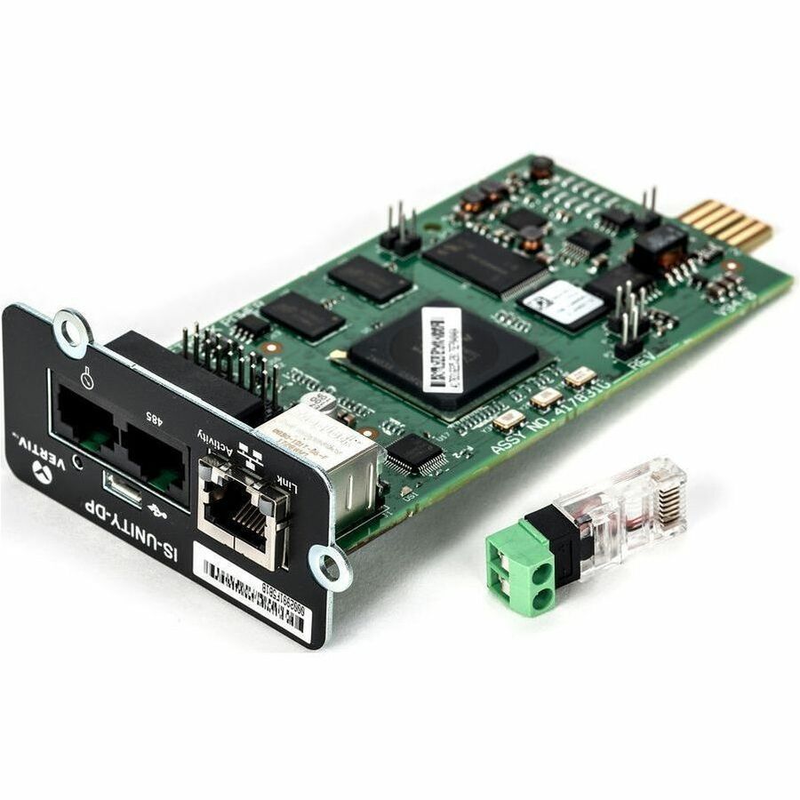 Vertiv Liebert IntelliSlot Unity-DP-Network Card - Remote Monitoring|Dual Protocol