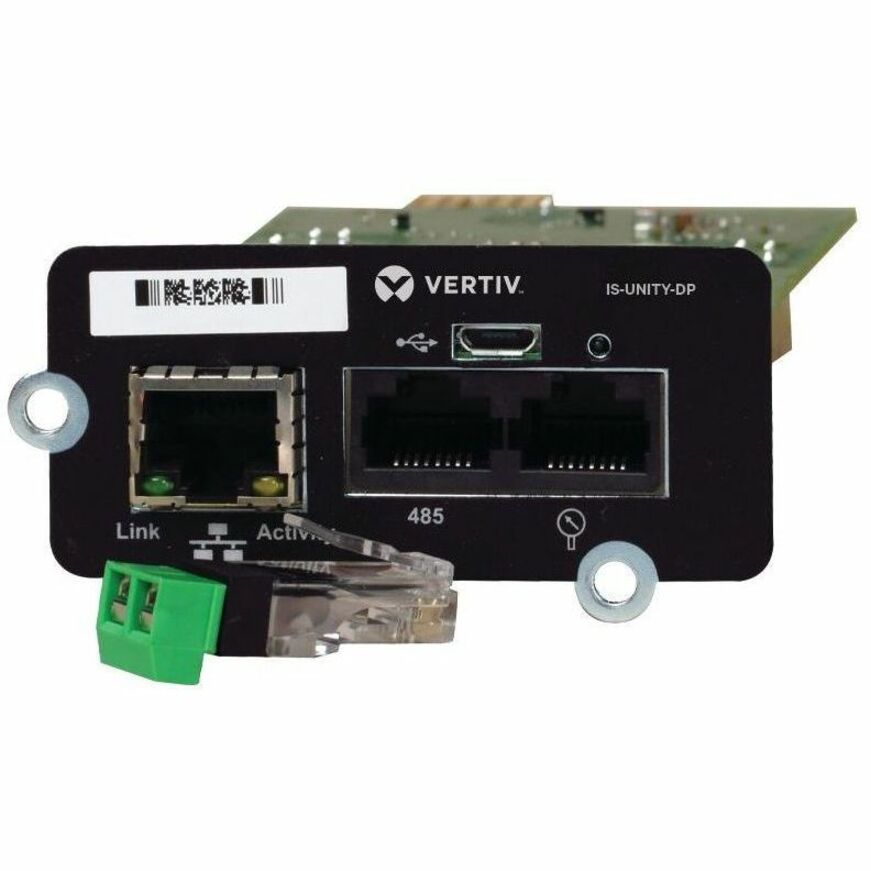 Vertiv Liebert IntelliSlot Unity-DP-Network Card - Remote Monitoring|Dual Protocol