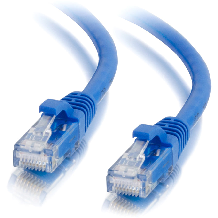 C2G 25ft Cat6a Snagless Unshielded (UTP) Network Patch Ethernet Cable-Blue