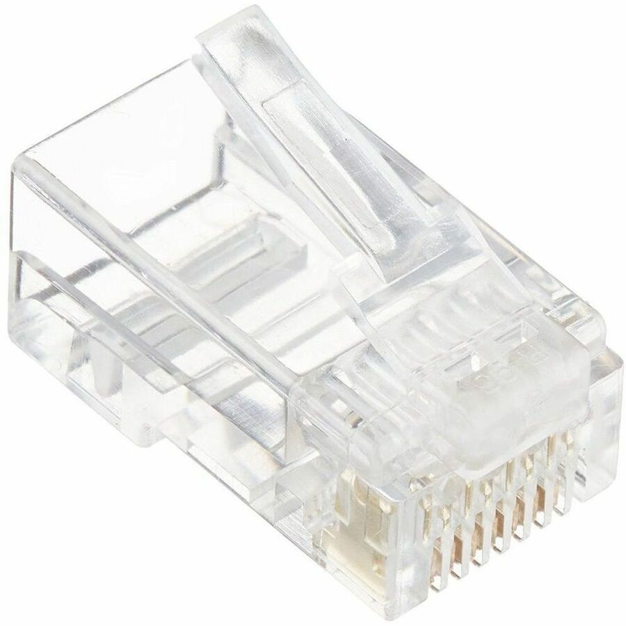 4XEM 100 Pack Cat6 RJ45 Modular Ethernet Plugs for Stranded or Solid CAT6 Cable