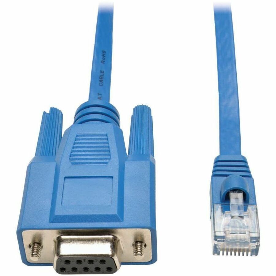 Eaton Tripp Lite Series RJ45 to DB9F Cisco Serial Console Port Rollover Cable, 6 ft. (1.83 m)