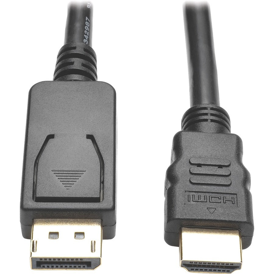 Eaton Tripp Lite Series DisplayPort 1.2 to HDMI Active Adapter Cable (DP with Latches to HDMI M/M), 4K, 6 ft. (1.8 m)