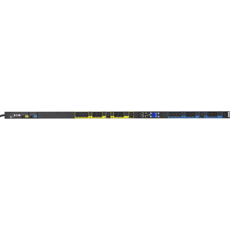 Eaton Managed rack PDU, 0U, L6-30P input, 5.76 kW max, 200-240V, 24A, 10 ft cord, Single-phase, TAA compliant