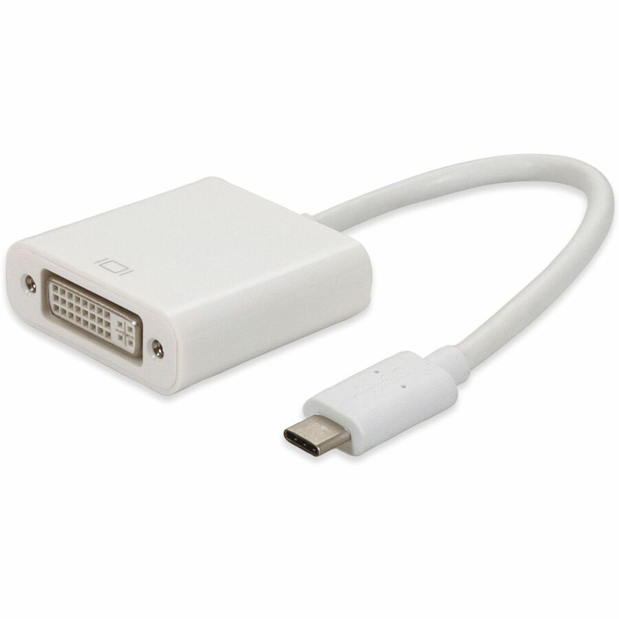 AddOn USB 3.1 (C) Male to DVI-I (29 pin) Female White Adapter