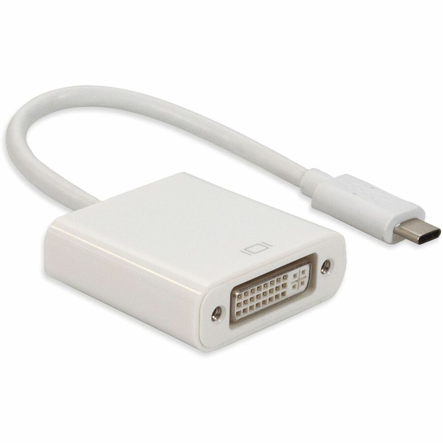 AddOn USB 3.1 (C) Male to DVI-I (29 pin) Female White Adapter