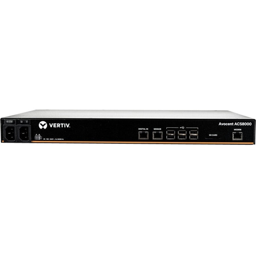 Vertiv Avocent ACS8000 Serial Console - 48 port Console Server | Modem | Dual AC