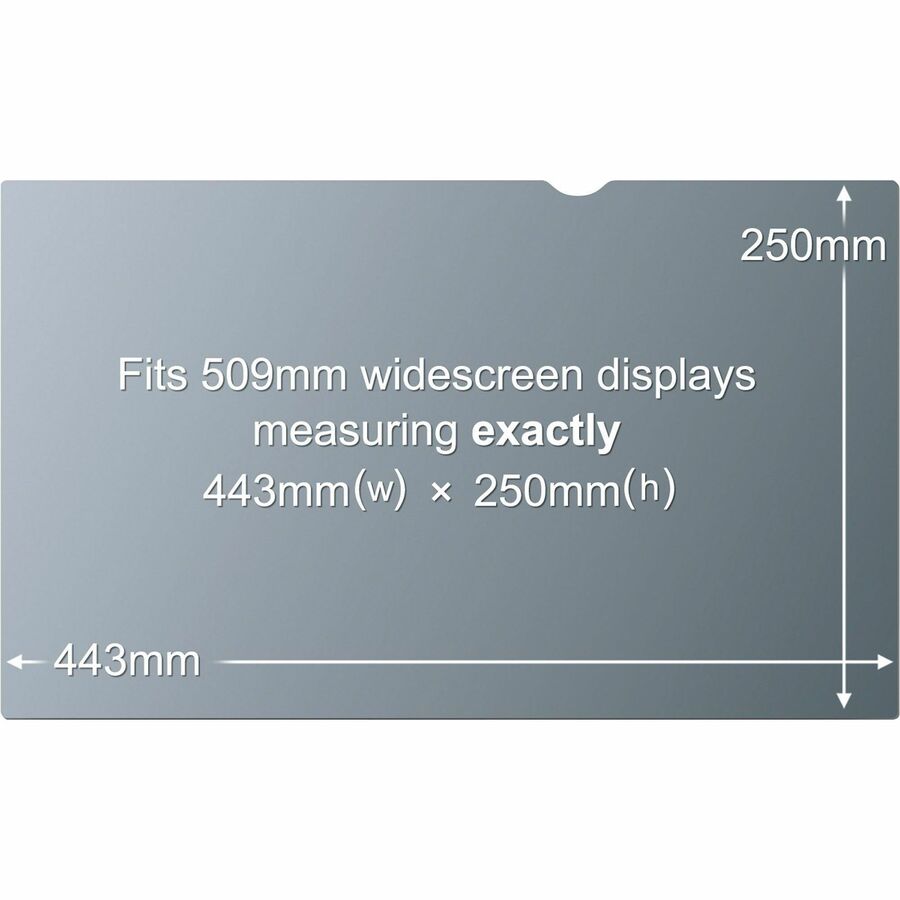 3M™ Privacy Filter for 20in Monitor, 16:9, PF200W9B