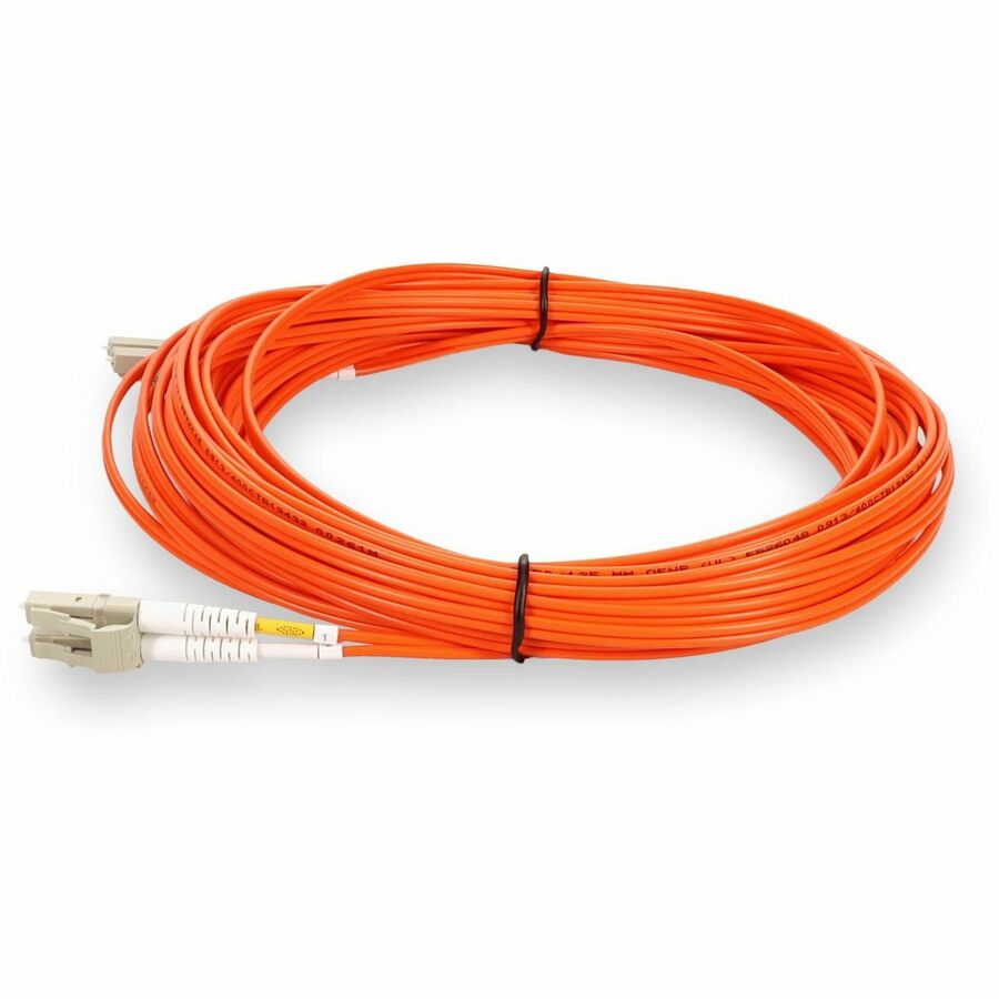 AddOn 1m LC (Male) to LC (Male) Orange OM2 Duplex Fiber OFNR (Riser-Rated) Patch Cable