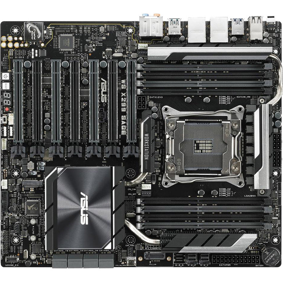 Asus WS X299 SAGE Workstation Motherboard - Intel X299 Chipset - Socket R4 LGA-2066 - Intel Optane Memory Ready - SSI CEB