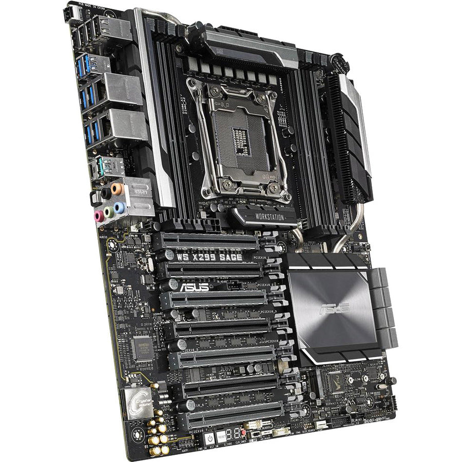 Asus WS X299 SAGE Workstation Motherboard - Intel X299 Chipset - Socket R4 LGA-2066 - Intel Optane Memory Ready - SSI CEB