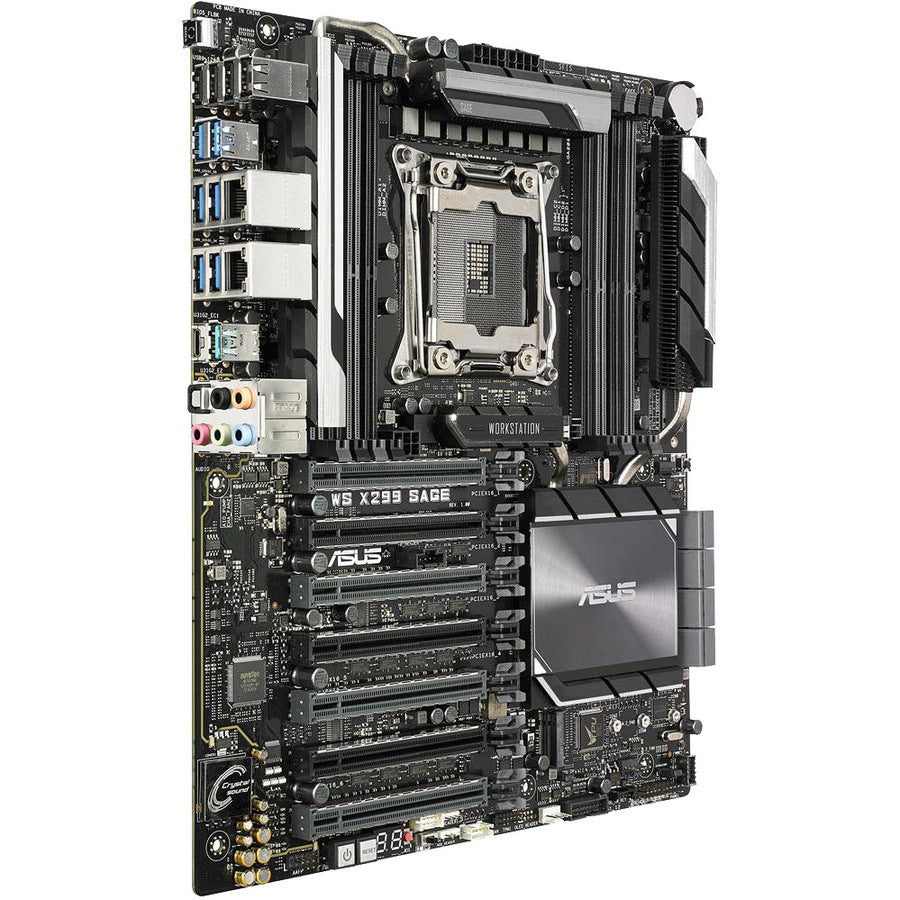 Asus WS X299 SAGE Workstation Motherboard - Intel X299 Chipset - Socket R4 LGA-2066 - Intel Optane Memory Ready - SSI CEB