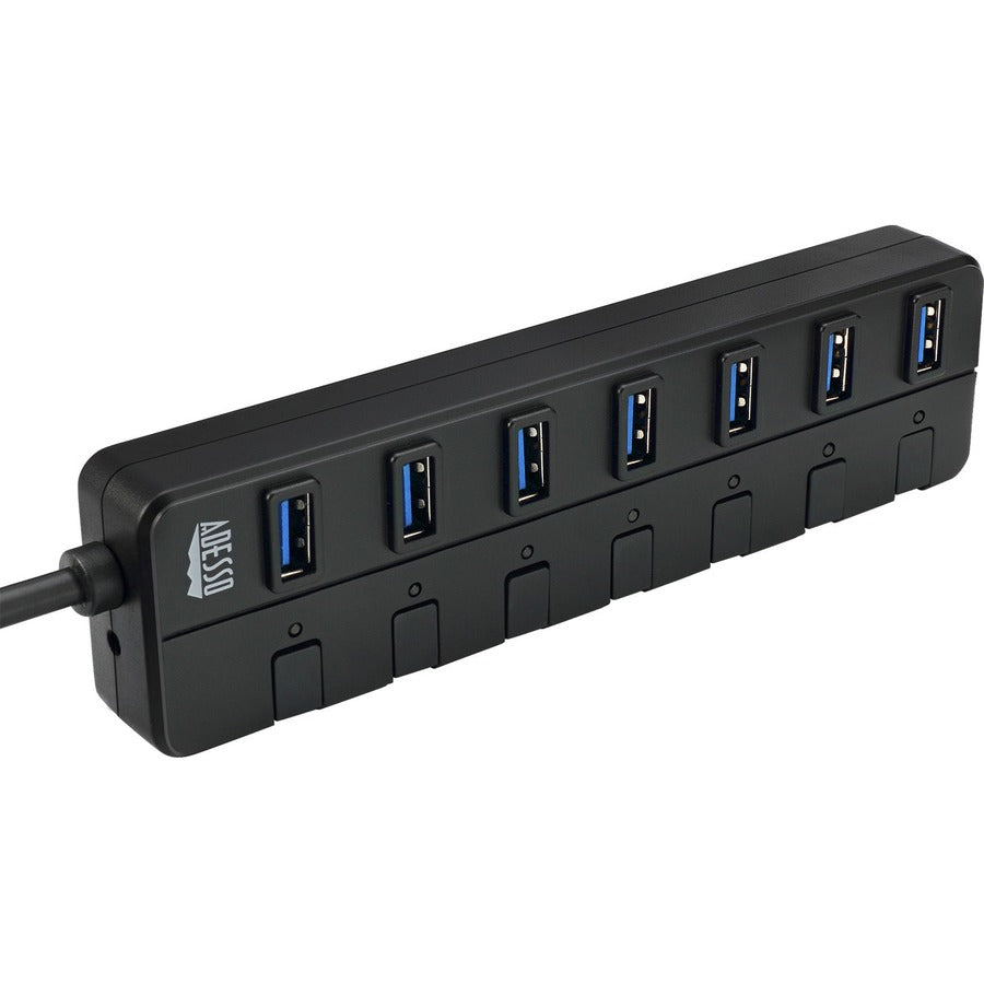 Adesso 7-ports USB 3.0 Hub with 5V2A Power Adaptor