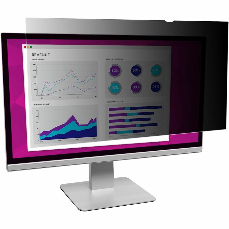 3M™ High Clarity Privacy Filter for 24in Monitor, 16:10, HC240W1B