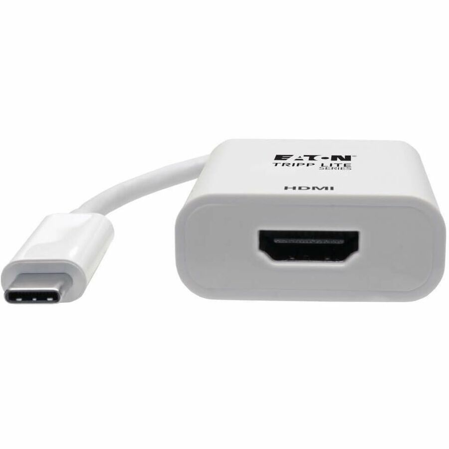 Eaton Tripp Lite Series USB-C to HDMI Adapter (M/F) - 4K 60 Hz, HDCP 2.2, White