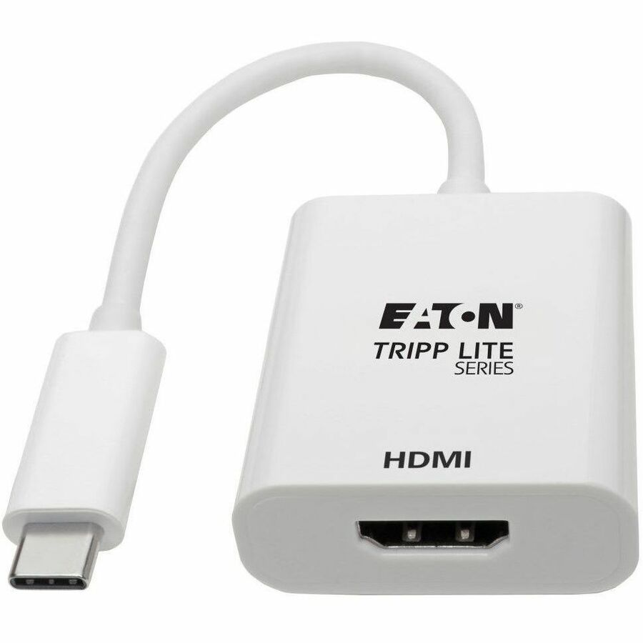 Eaton Tripp Lite Series USB-C to HDMI Adapter (M/F) - 4K 60 Hz, HDCP 2.2, White