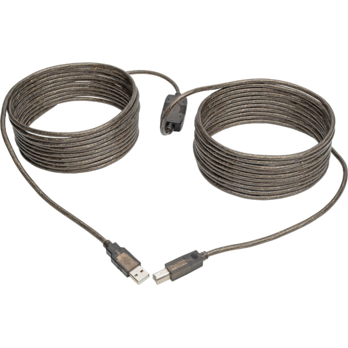 Eaton Tripp Lite Series USB 2.0 A to B Active Repeater Cable (M/M), 30 ft. (9.14 m)