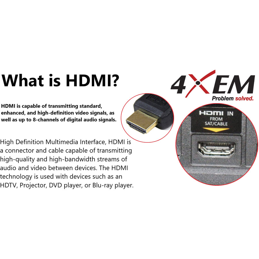 4XEM HDMI To VGA Adapter - Black