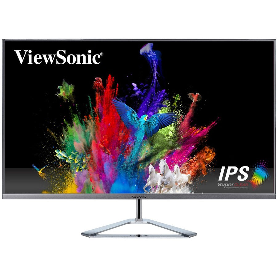 ViewSonic VX3276-2K-MHD 32 Inch Widescreen IPS 1440p Monitor with Ultra-Thin Bezels, HDMI DisplayPort and Mini DisplayPort