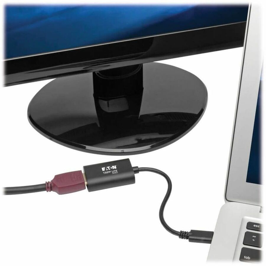 Eaton Tripp Lite Series USB-C to HDMI Adapter (M/F) - 4K 60 Hz, HDCP 2.2, Black