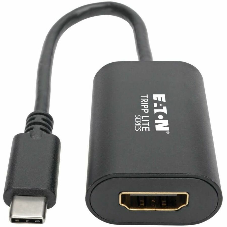 Eaton Tripp Lite Series USB-C to HDMI Adapter (M/F) - 4K 60 Hz, HDCP 2.2, Black