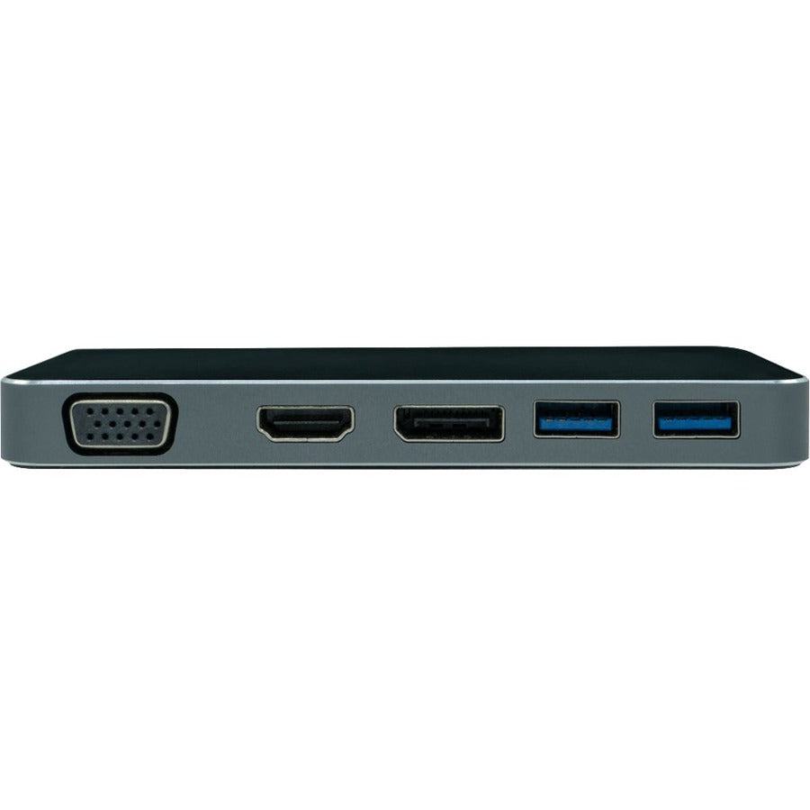 VisionTek VT200 USB-C Portable Dock - Dual Display - 100W Power Passthrough