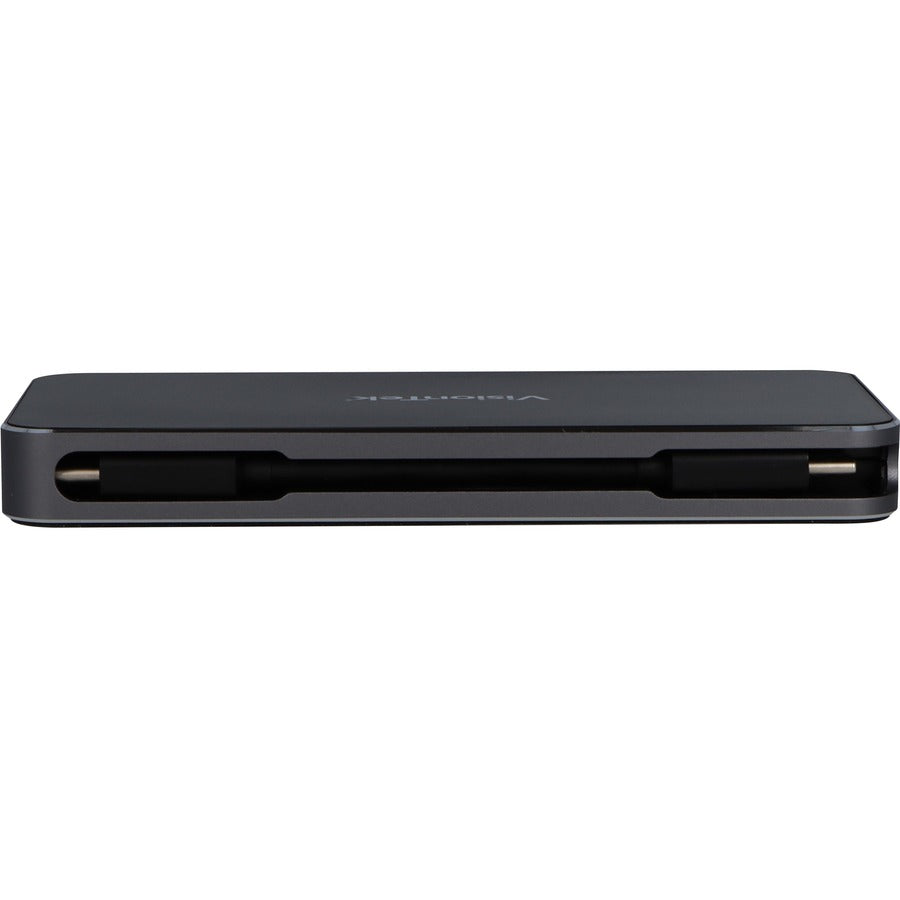 VisionTek VT200 USB-C Portable Dock - Dual Display - 100W Power Passthrough