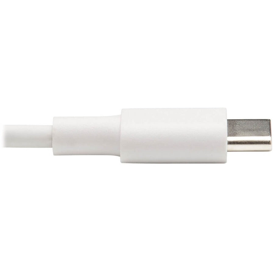 Eaton Tripp Lite Series USB-C to Lightning Sync/Charge Cable (M/M), MFi Certified, White, 3 ft. (0.9 m)