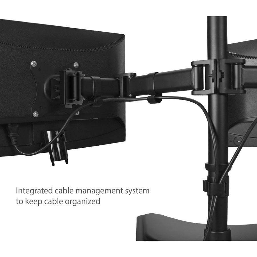 SIIG Articulated Freestanding Dual Monitor Desk Stand - 13